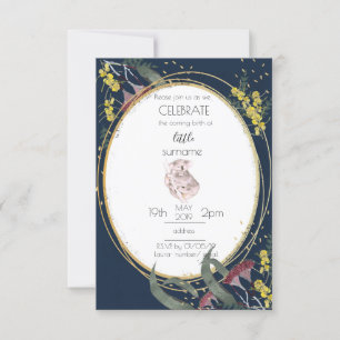 Invitation Baby shower Koala