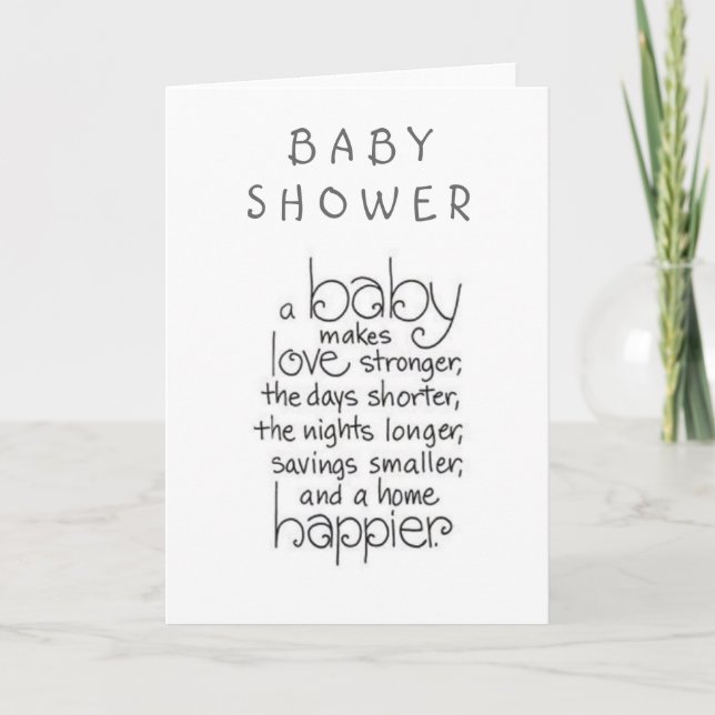 INVITATION baby shower - L'AMOUR BÉBÉ POUR PERSONN (Devant)