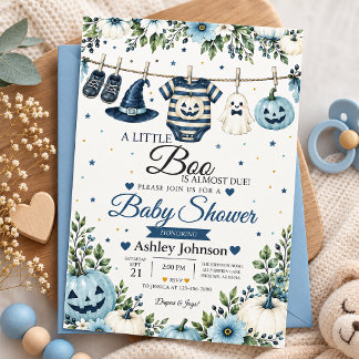 Invitation Baby Shower Little Boo