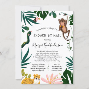 Invitation Baby shower longue distance par courrier