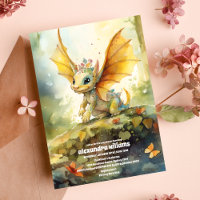 Baby shower magique de dragon mystique