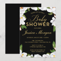 Invitation Baby shower Magnolia