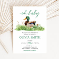 Baby shower Mallard Duck