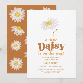 Invitation Baby Shower Marguerite