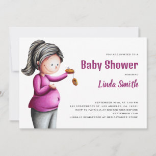 Invitation Baby shower mignon