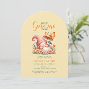 Invitation Baby Shower Mignon Gnome Aquarelle