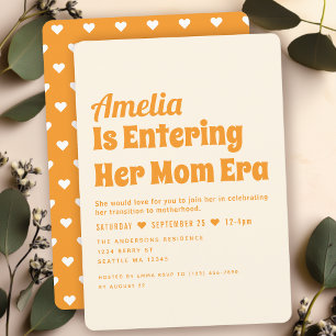 Invitation Baby shower minimaliste de l'ère maternelle neutre