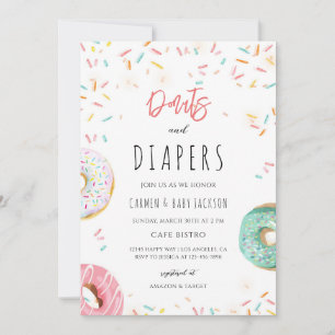 Invitation Baby-Shower Mixte pour l'Arrivée de Bébé sur le Th