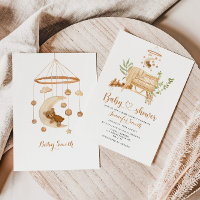 Baby shower mobile de la pépinière Boho