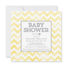 Baby shower motif Chevron