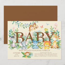 Invitation Baby shower neutre pour les femmes de l