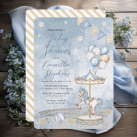 Baby shower Nostalgal Carousel Côtier
