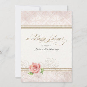 Invitation baby shower - Notre petite princesse, R