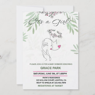 INVITATION BABY SHOWER OBLIGATOIRE POUR LA MÈRE ET L'ENFANT I
