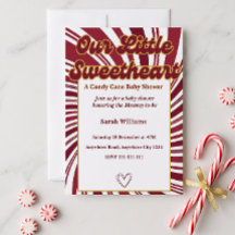 Baby Shower Our Little Sweetheart Bâton de Bonbon