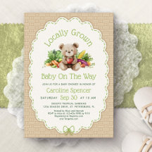 Baby-Shower Ours Croissance Locale