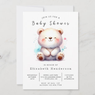 Invitation Baby shower Ours unique Whimsical