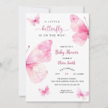 Baby Shower Papillon Mignon