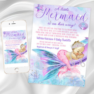 Invitation Baby shower par Baby shower de la femme de ménage