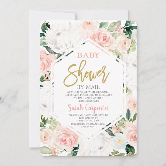 Invitation Baby shower par courrier (Devant)