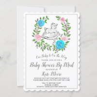 Baby shower par courrier | Horse rocheux à gerbes 