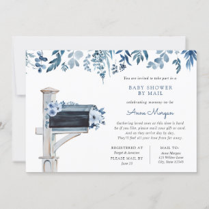 Invitation Baby shower par Fleurs Bleues Courrier dans Boîte