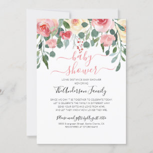 Invitation Baby shower Par Intervalle De Courrier