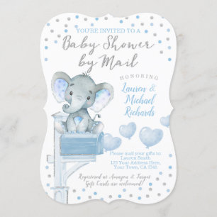 Invitation Baby shower par Mail Elephant