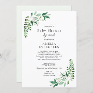 Invitation Baby shower par Mail Greenery