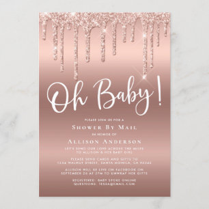 Invitation baby shower par Parties scintillant de courrier Ro