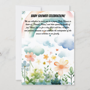 Invitation baby shower Party