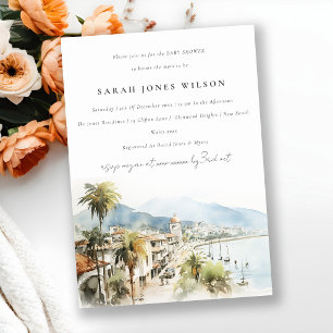 Invitation Baby Shower Paysage Santa Marta Colombie