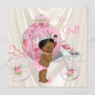Invitation Baby shower Pearl d'Amérique d'Afrique