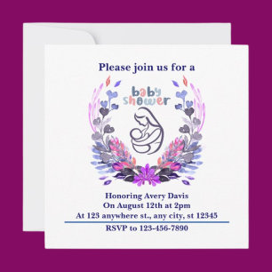 Invitation Baby shower personnalisé