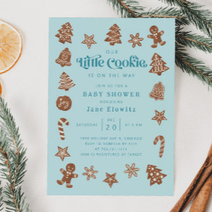 Invitation Baby shower Petit Cookie Boy