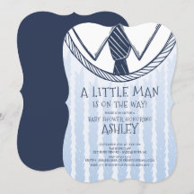 Baby shower petit homme mignon