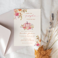 Baby Shower Petite Citrouille Rose Fille