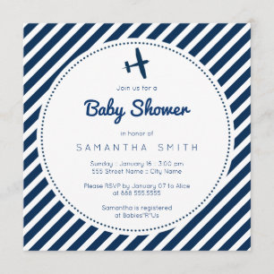 Invitation Baby shower plat