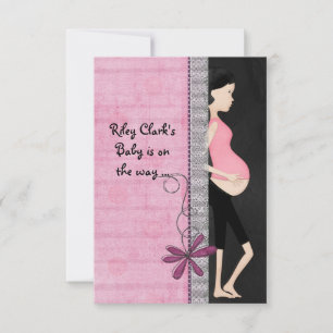 Invitation Baby shower pour la maman attendue