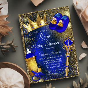 Invitation Baby-Shower pour Prince Royal