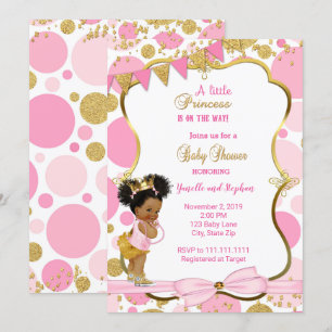 Invitation Baby shower Princess