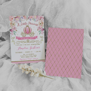 Invitation Baby shower Princesse