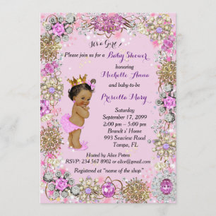 Invitation Baby shower princesse, petite princesse