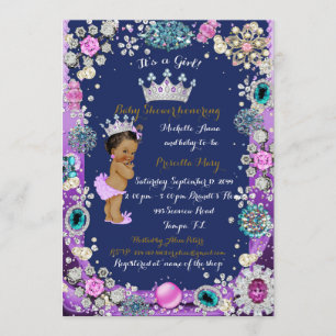 Invitation Baby shower princesse, petite princesse
