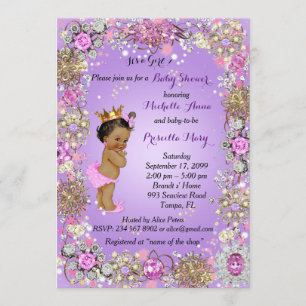 Invitation Baby shower princesse, petite princesse