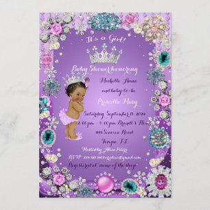 Invitation Baby shower princesse, petite princesse