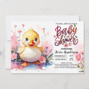 Invitation Baby shower Quack et Quirk