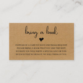 Invitation Baby shower rustique avec demande de ré