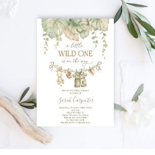 Invitation Baby shower Safari