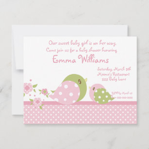 Invitation Baby shower Safari Babiez Birdie